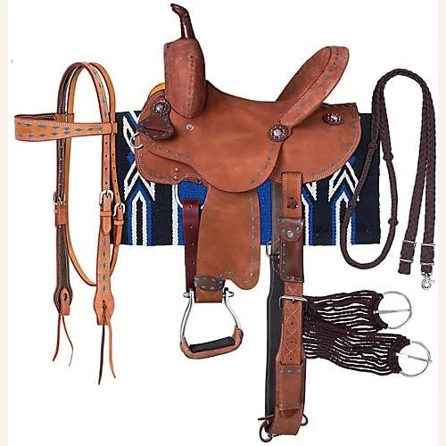 Royal King Medina Roughout Barrel Saddle Package